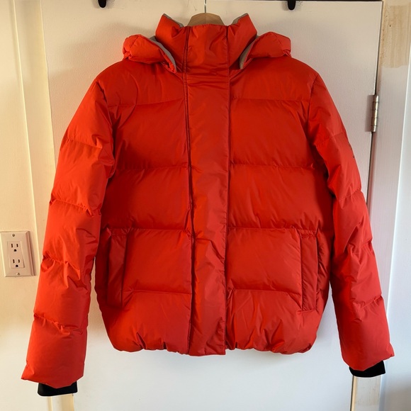 Audvik - FOSFO SHORT - Women's down puffer jacket - Orange - Small - Picture 1 of 10